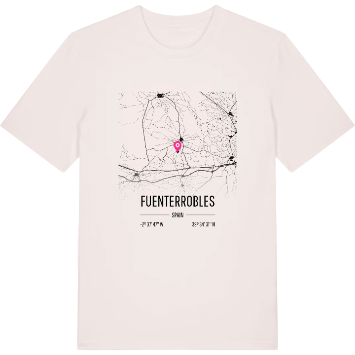 Fuenterrobles karta t-shirt – t-shirt från PinShirt