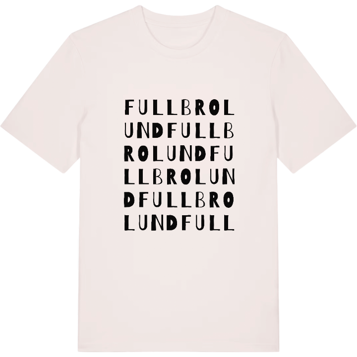 Fullbrolund ordlek t-shirt – t-shirt från PinShirt