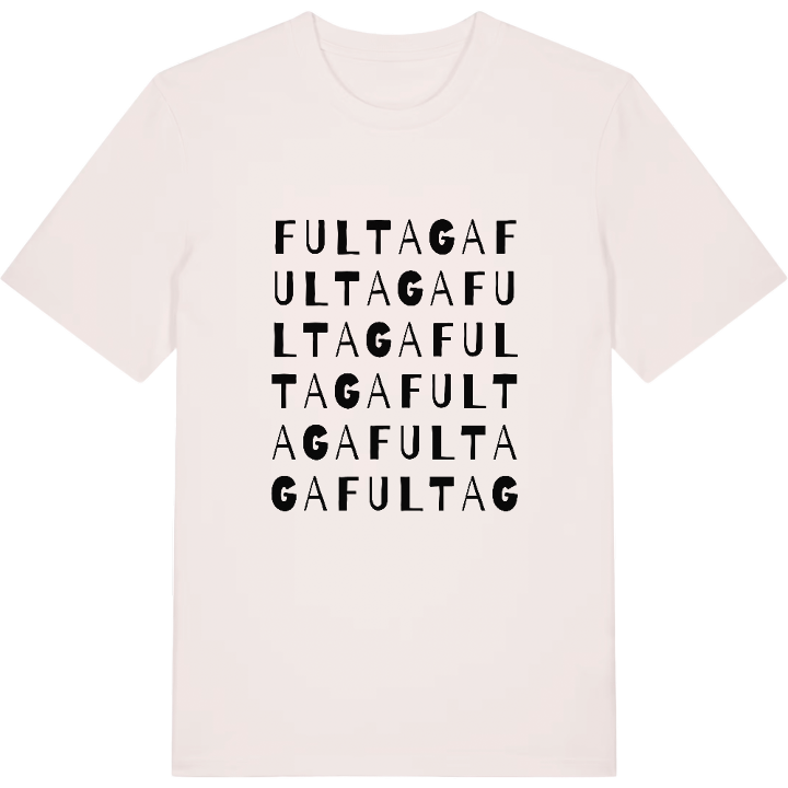 Fultaga ordlek t-shirt – t-shirt från PinShirt