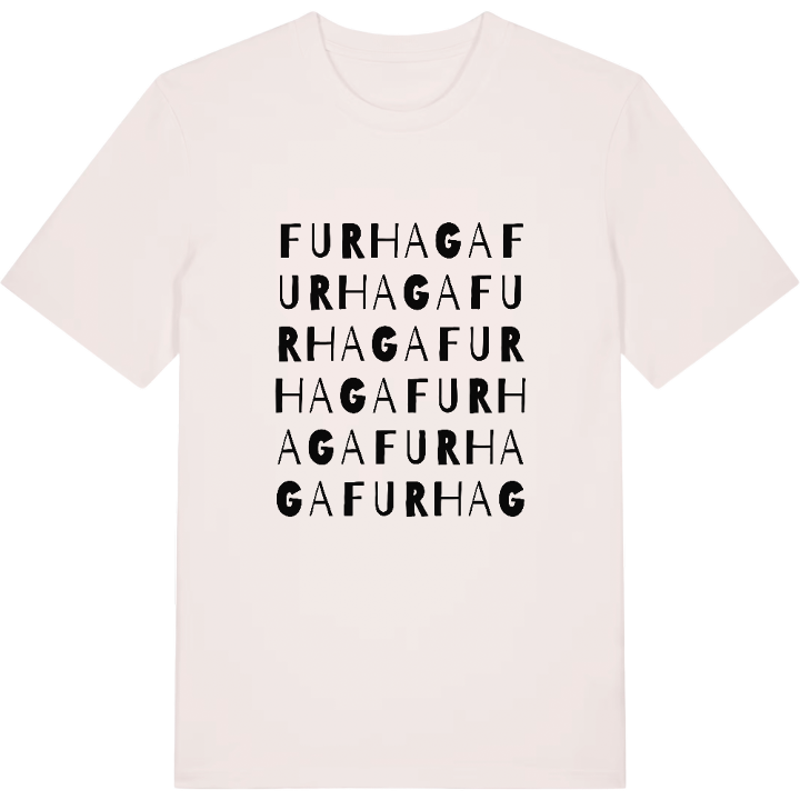 Furhaga ordlek t-shirt – t-shirt från PinShirt