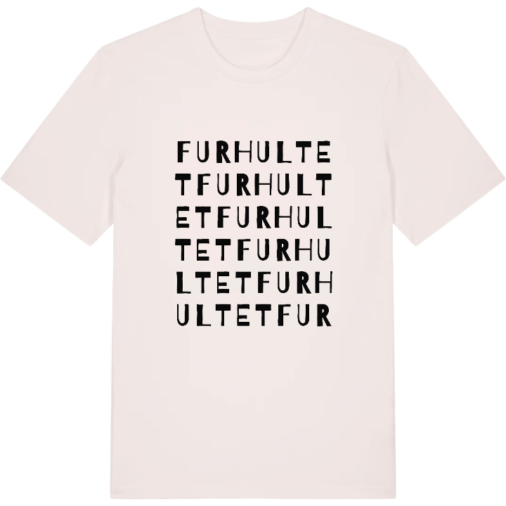 Furhultet ordlek t-shirt – t-shirt från PinShirt