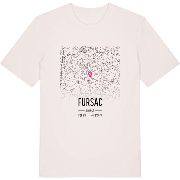 Fursac karta t-shirt – t-shirt från PinShirt