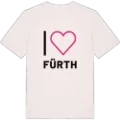 Jag älskar Fürth t-shirt stort tryck
