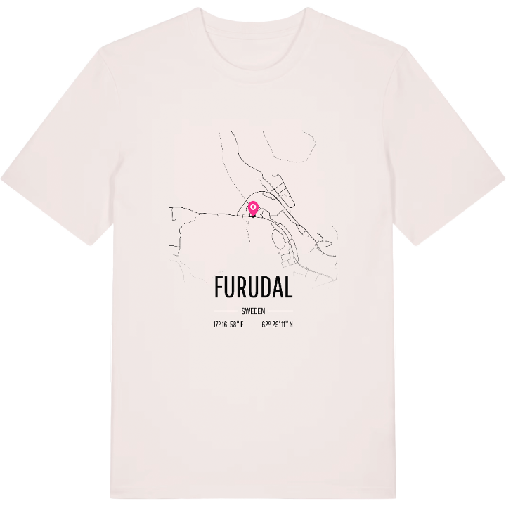Furudal karta t-shirt – t-shirt från PinShirt