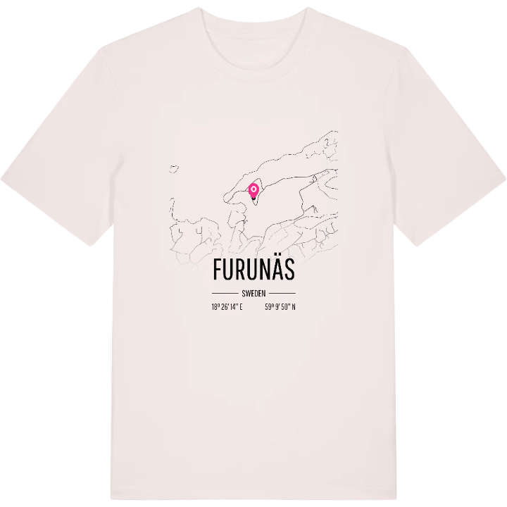 Furunäs karta t-shirt – t-shirt från PinShirt