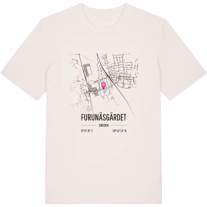 Furunäsgärdet karta t-shirt – t-shirt från PinShirt