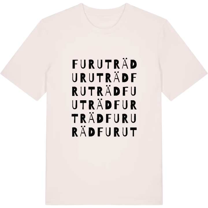 Furuträd ordlek t-shirt – t-shirt från PinShirt