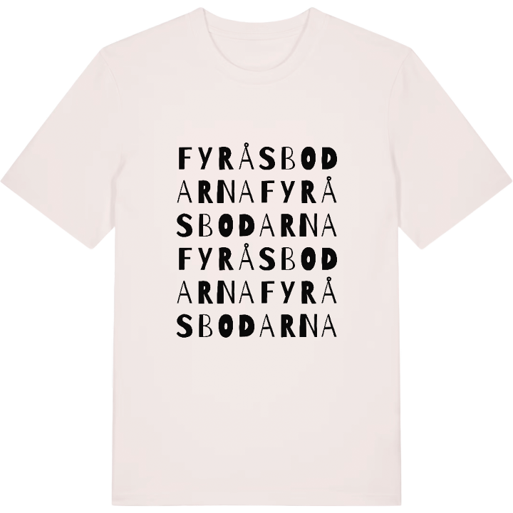 Fyråsbodarna ordlek t-shirt – t-shirt från PinShirt