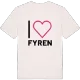 Jag älskar Fyren t-shirt stort tryck