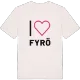 Jag älskar Fyrö t-shirt stort tryck