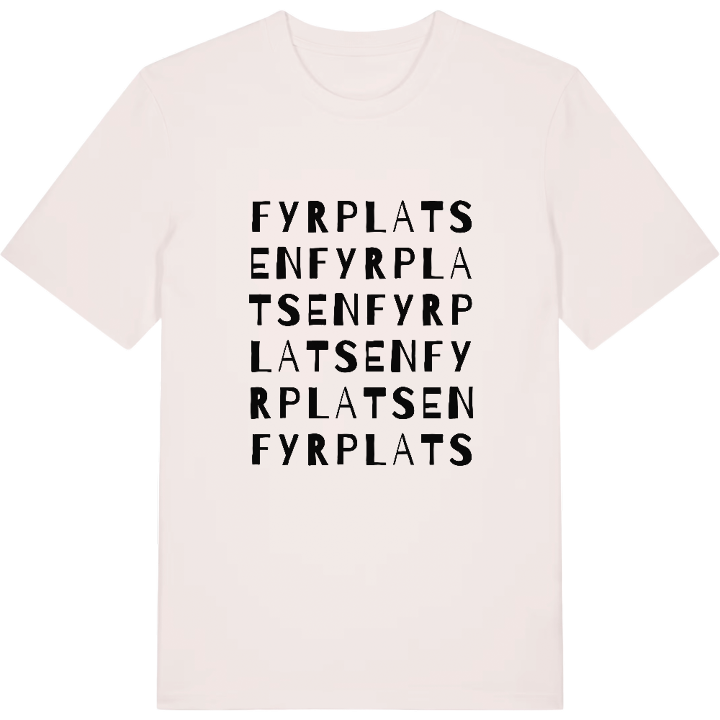 Fyrplatsen ordlek t-shirt – t-shirt från PinShirt
