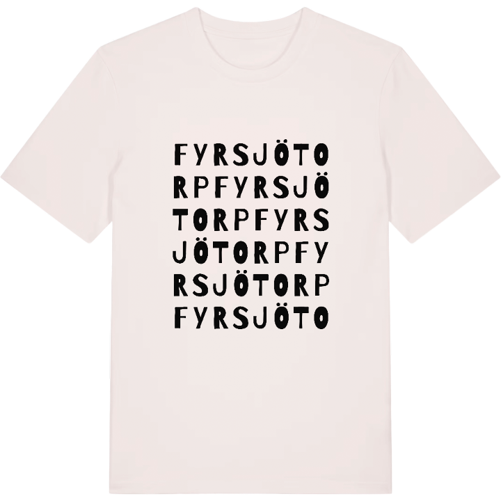 Fyrsjötorp ordlek t-shirt – t-shirt från PinShirt