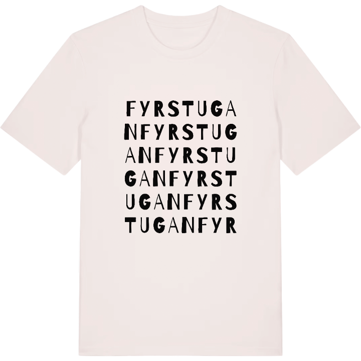 Fyrstugan ordlek t-shirt – t-shirt från PinShirt