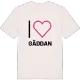 Jag älskar Gäddan t-shirt stort tryck