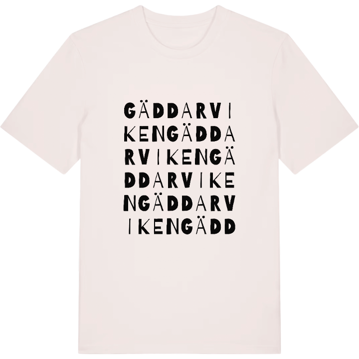 Gäddarviken ordlek t-shirt – t-shirt från PinShirt