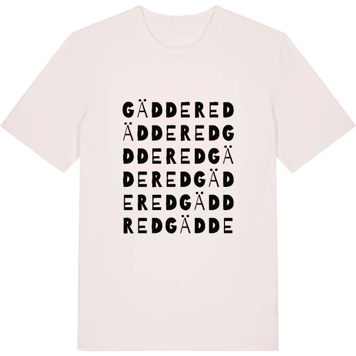 Gäddered ordlek t-shirt – t-shirt från PinShirt