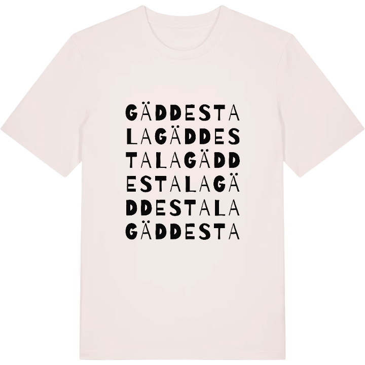 Gäddestala ordlek t-shirt – t-shirt från PinShirt