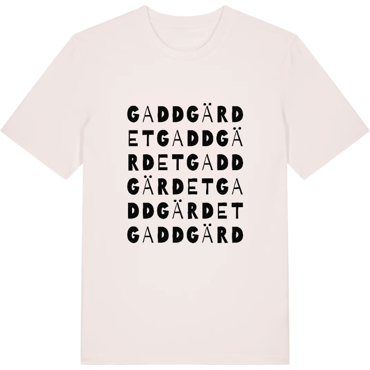 Gaddgärdet ordlek t-shirt – t-shirt från PinShirt