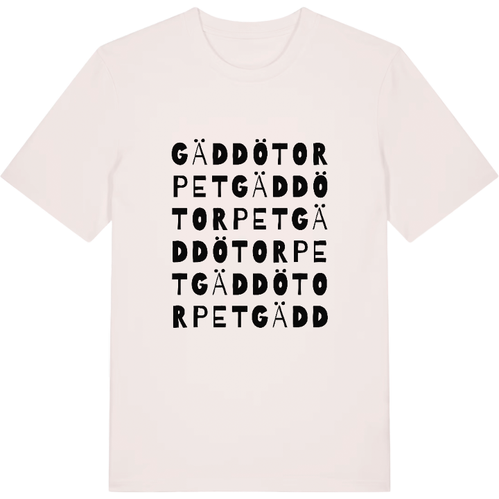 Gäddötorpet ordlek t-shirt – t-shirt från PinShirt