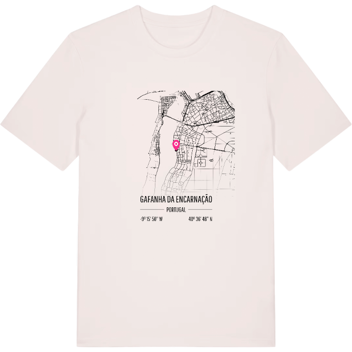Gafanha da Encarnação karta t-shirt – t-shirt från PinShirt