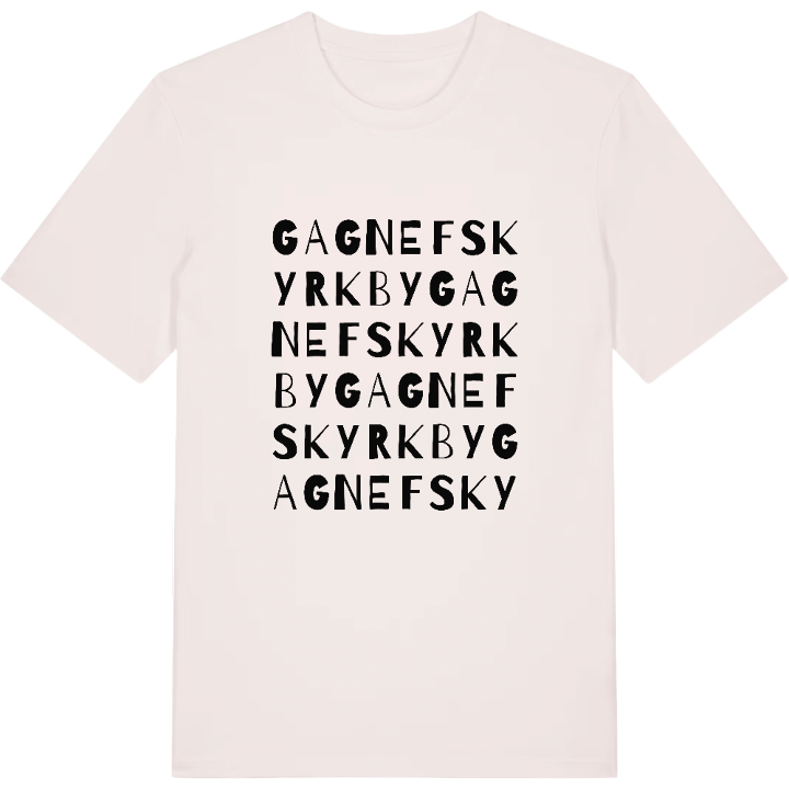 Gagnefs Kyrkby ordlek t-shirt – t-shirt från PinShirt