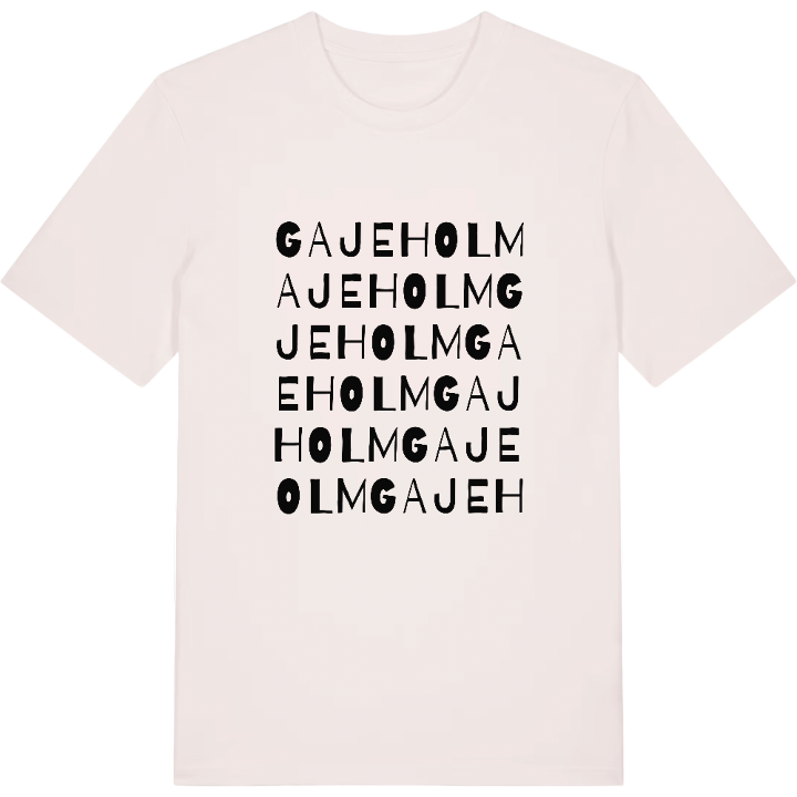 Gajeholm ordlek t-shirt – t-shirt från PinShirt