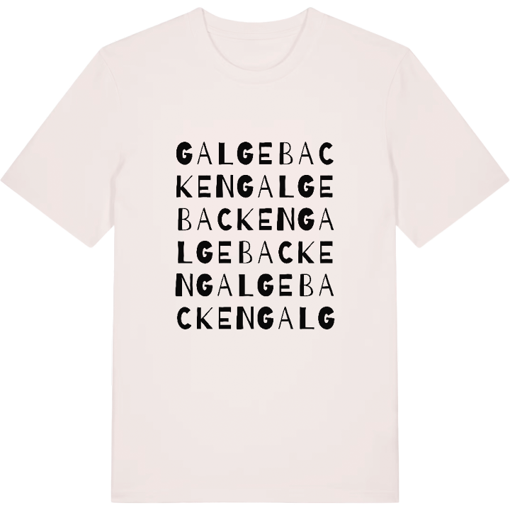 Galgebacken ordlek t-shirt – t-shirt från PinShirt