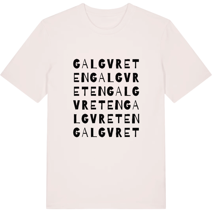 Galgvreten ordlek t-shirt – t-shirt från PinShirt