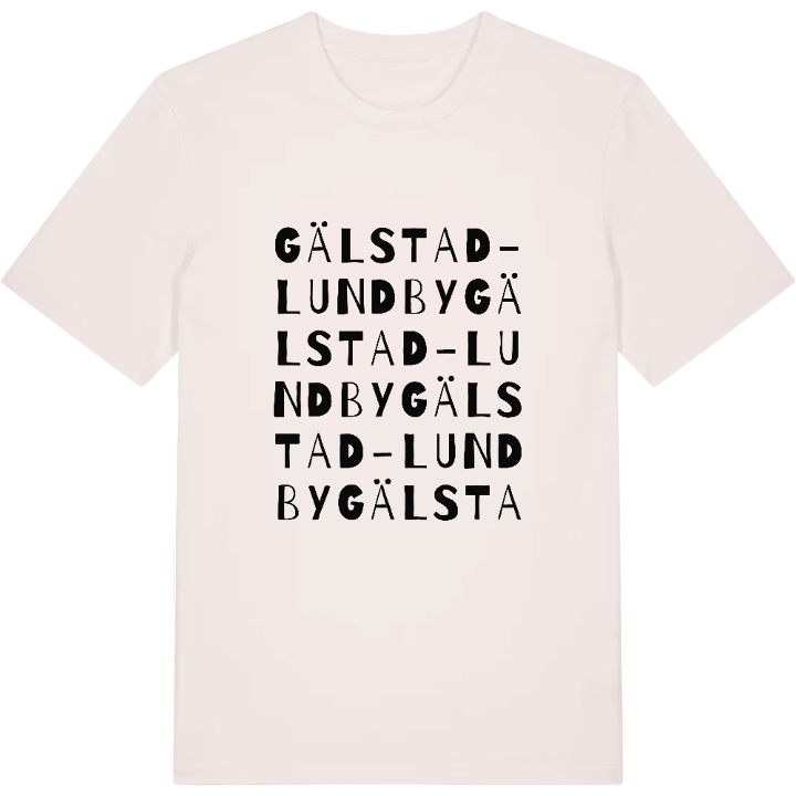 Gälstad-Lundby ordlek t-shirt – t-shirt från PinShirt