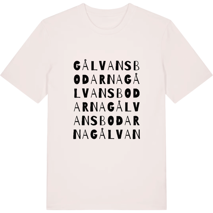 Gålvansbodarna ordlek t-shirt – t-shirt från PinShirt