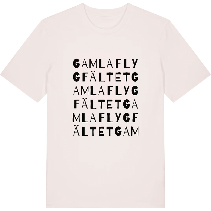 Gamla flygfältet ordlek t-shirt – t-shirt från PinShirt