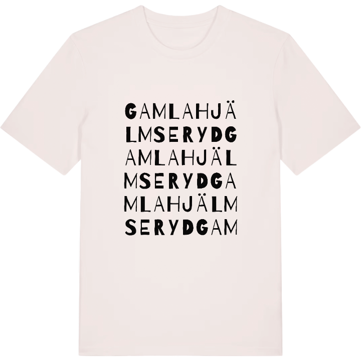 Gamla Hjälmseryd ordlek t-shirt – t-shirt från PinShirt