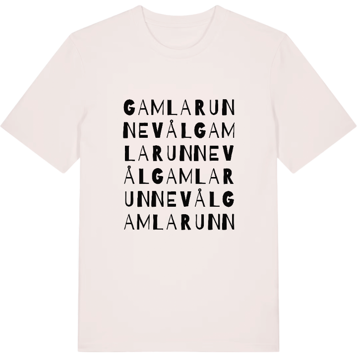 Gamla Runnevål ordlek t-shirt – t-shirt från PinShirt