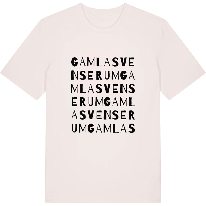 Gamla Svenserum ordlek t-shirt – t-shirt från PinShirt