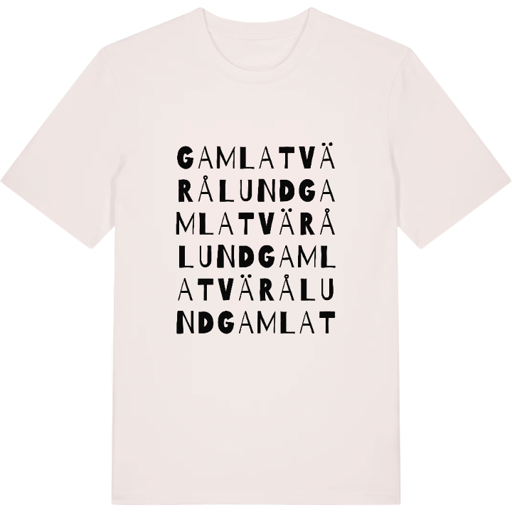 Gamla Tvärålund ordlek t-shirt – t-shirt från PinShirt