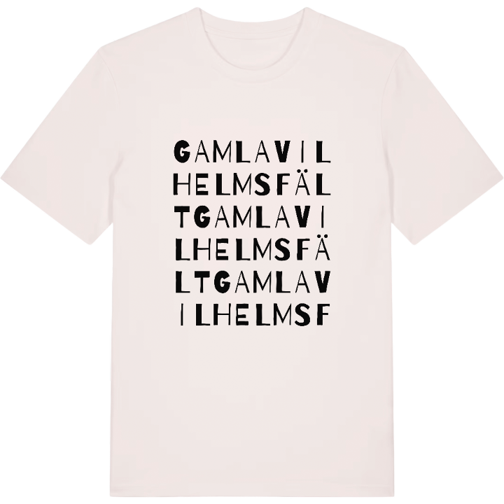 Gamla Vilhelmsfält ordlek t-shirt – t-shirt från PinShirt