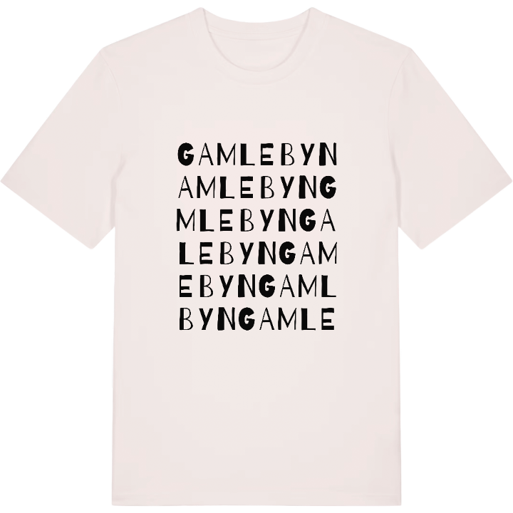 Gamlebyn ordlek t-shirt – t-shirt från PinShirt