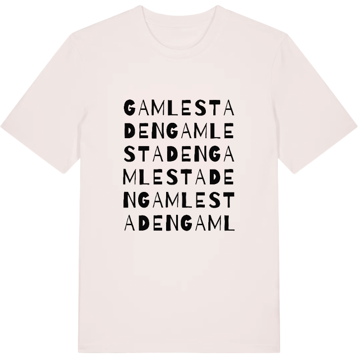 Gamlestaden ordlek t-shirt – t-shirt från PinShirt