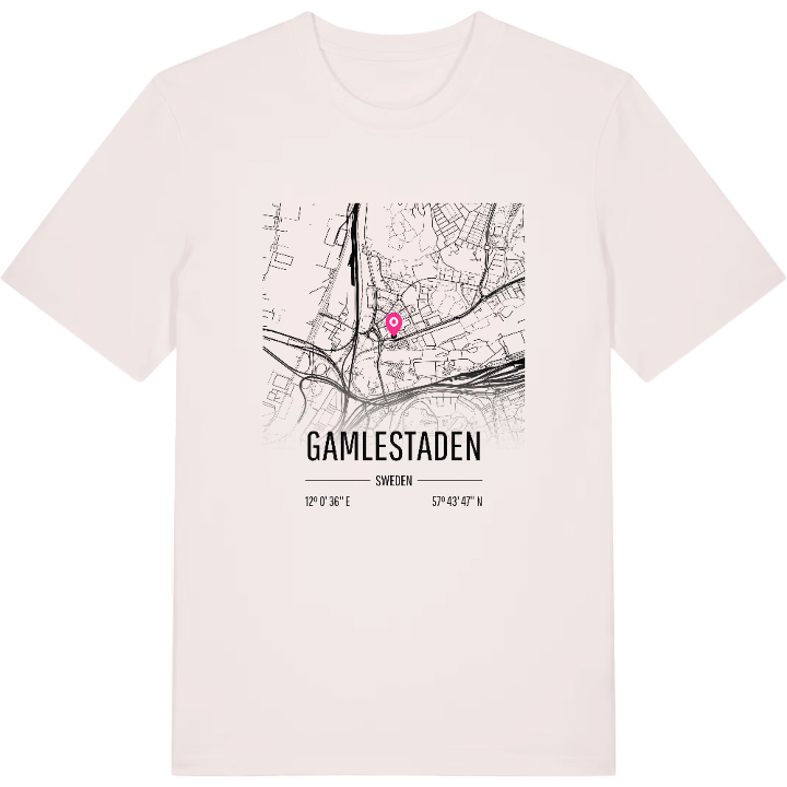 Gamlestaden karta t-shirt – t-shirt från PinShirt