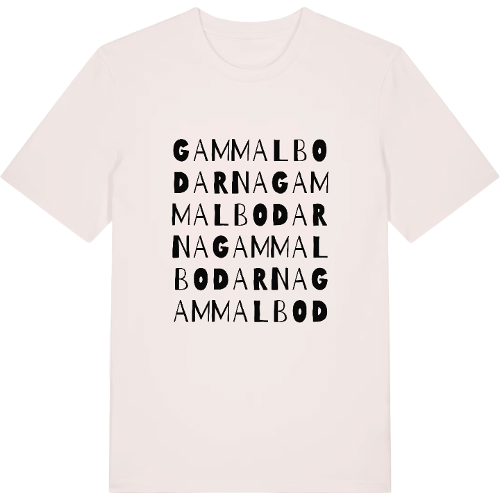Gammalbodarna ordlek t-shirt – t-shirt från PinShirt