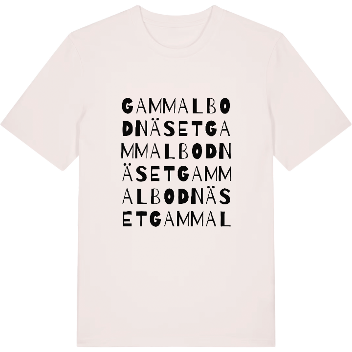 Gammalbodnäset ordlek t-shirt – t-shirt från PinShirt