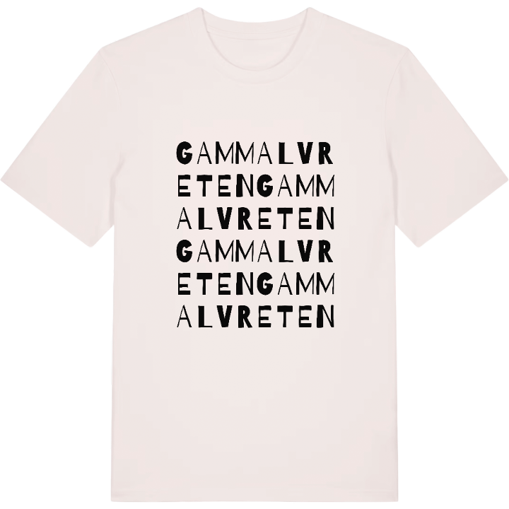 Gammalvreten ordlek t-shirt – t-shirt från PinShirt