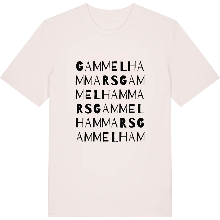 Gammelhammars ordlek t-shirt – t-shirt från PinShirt