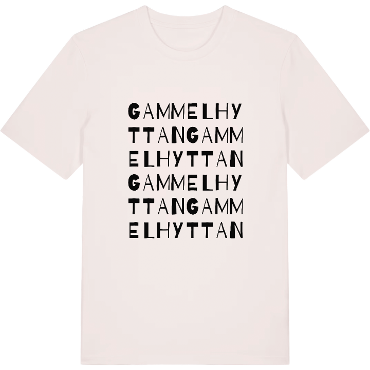 Gammelhyttan ordlek t-shirt – t-shirt från PinShirt