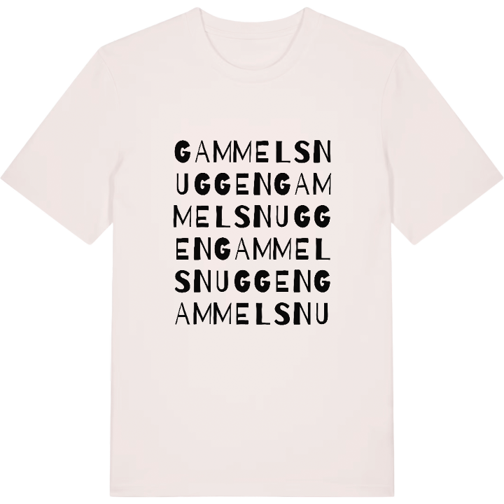 Gammelsnuggen ordlek t-shirt – t-shirt från PinShirt