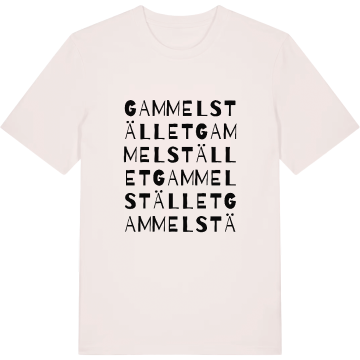 Gammelstället ordlek t-shirt – t-shirt från PinShirt