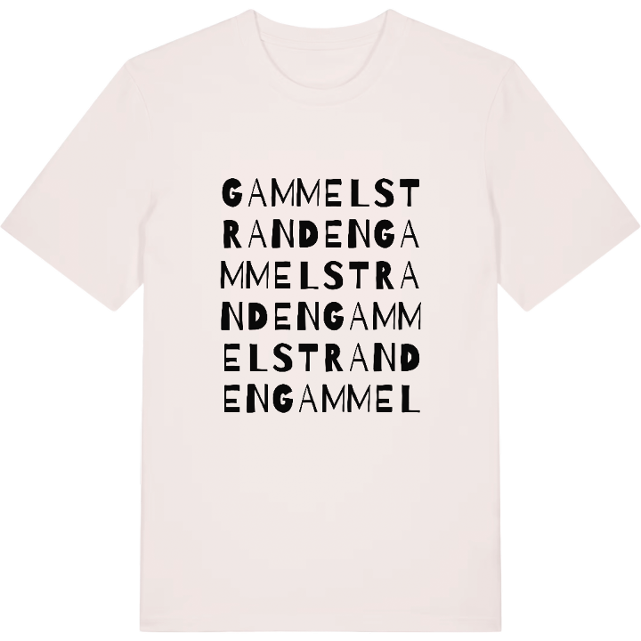 Gammelstranden ordlek t-shirt – t-shirt från PinShirt