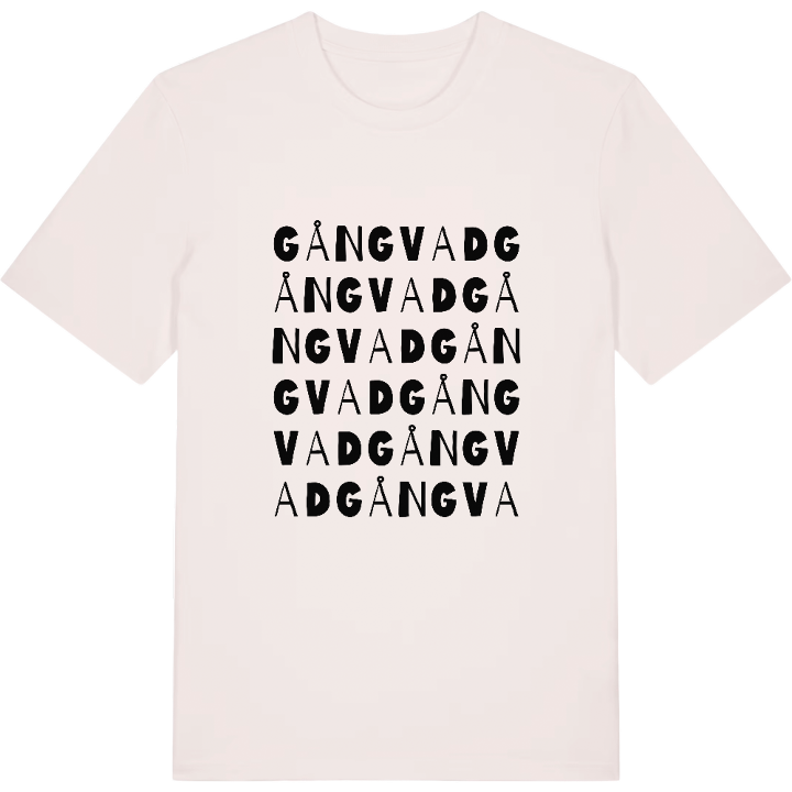 Gångvad ordlek t-shirt – t-shirt från PinShirt