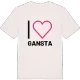 Jag älskar Gansta t-shirt stort tryck