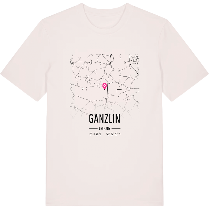 Ganzlin karta t-shirt – t-shirt från PinShirt